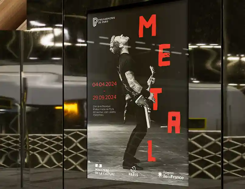 Projet d'affiche pour un evenement musical